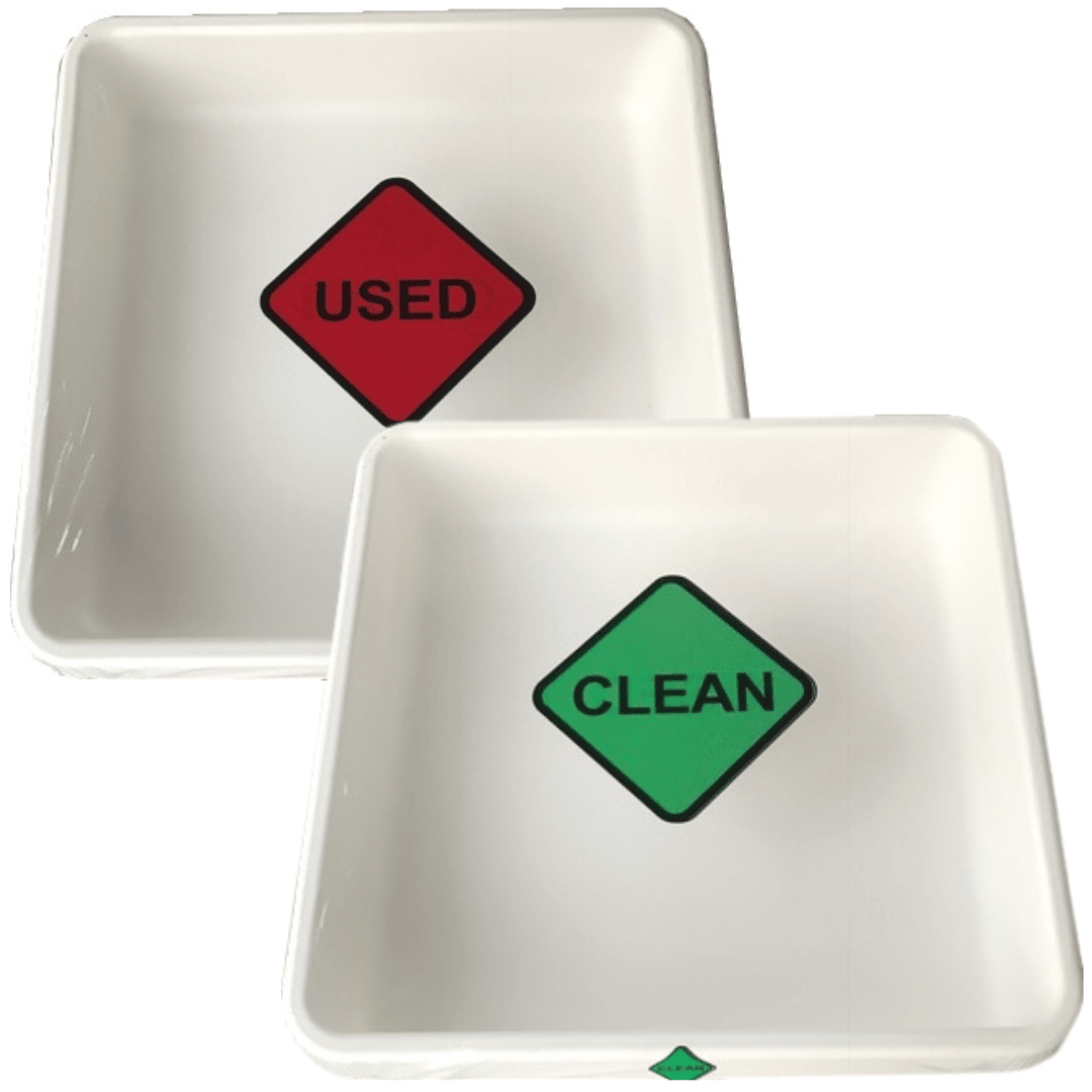 Beschermhoes dubbelzijdig groen/rood 60x40x10 (250st)