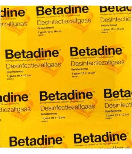 Betadine zalfgazen 10ST