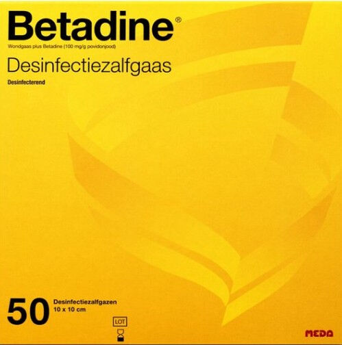 Betadinegazen 10x10 per 50ST