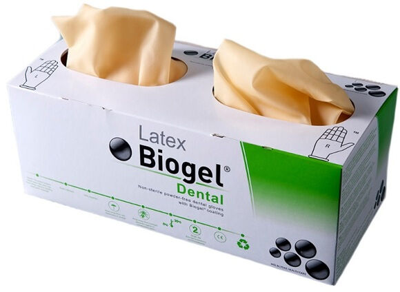 Biogel dental latex steriele handschoenen per 25 paar