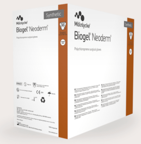 Biogel Neoderm latexvrije synthetische polychloroprene steriele handschoenen 50 paar.