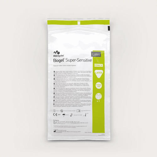 Biogel Super-Sensitive maat 8.0 latex steriele handschoenen per 50 paar  - afbeelding 1