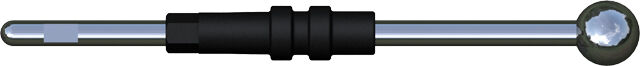 Erbe bolektrode voor elektrochirurgie 6mm x 40mm voor 2,4mm handvat per 5st.