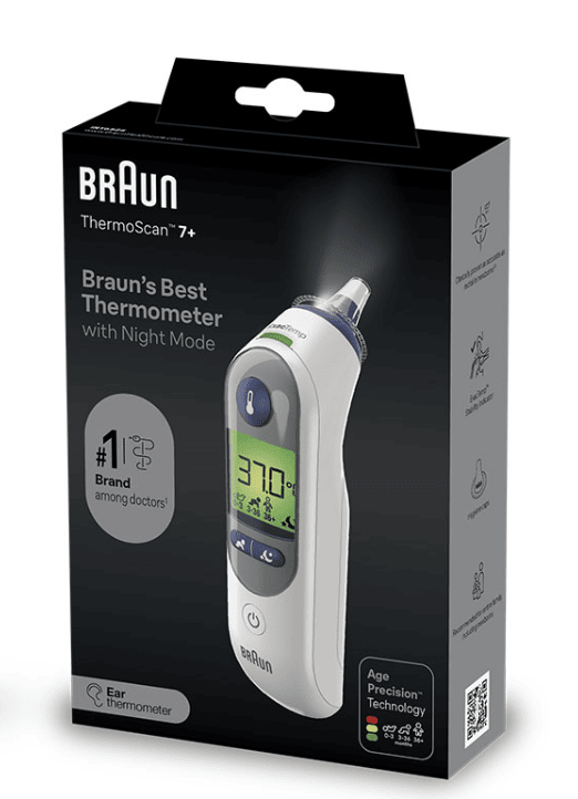 Braun ThermoScan 7 plus oorthermometer - afbeelding 0