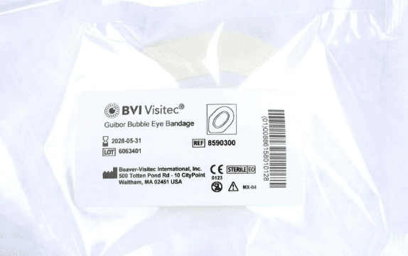 BVI Guibor horlogeglas oogverband oogpleister per 10st.