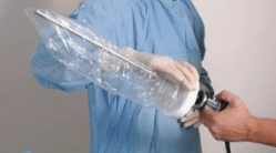 Microtek Ecolab camerahoes afscheurbare tip 13x244cm per 4x25st - afbeelding 0