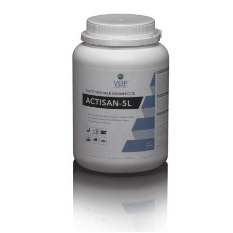 ACTISAN Oppervlakte desinfectie 5L Chloortabletten per 300st.
