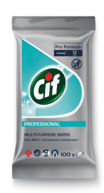CIF Professional Multi-purpose wipes per 4x100st. - afbeelding 1