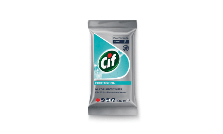 CIF Professional Multi-purpose wipes per 4x100st. - afbeelding 1