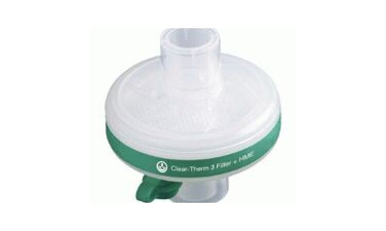 Beademingsfilter Intersurgical Clear-Therm HMEF 3 met luer lock 1st.  - afbeelding 0