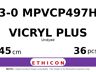 Vicryl Plus MPVCP497H hechtdraad - PS-2 3-0 - 45cm - | per 36 st. |