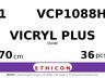 Vicryl Plus VCP1088H hechtdraad - CPA 1 - 70cm - | per 36 st. |