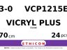 Vicryl Plus VCP1215E hechtdraad - SUTUPAK 3-0 - 70cm - | per 24 st. |