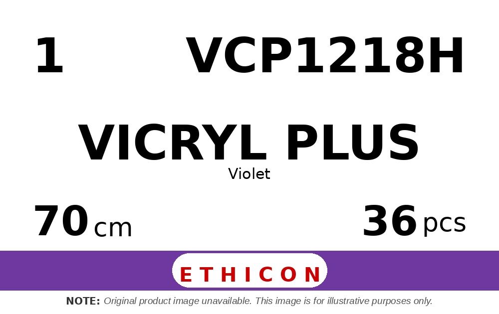 Vicryl Plus VCP1218H hechtdraad - SUTUPAK 1 - 70cm - | per 36 st. |