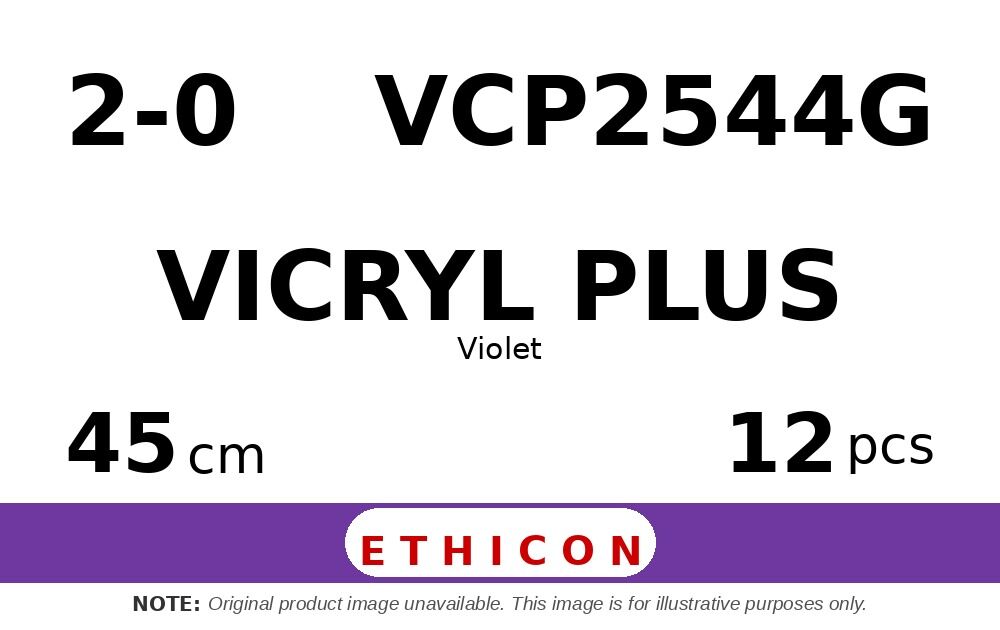 Vicryl Plus VCP2544G hechtdraad - CT-2 2-0 - 45cm - | per 12 st. |