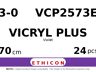 Vicryl Plus VCP2573E hechtdraad - SH PLUS 3-0 - 70cm - | per 24 st. |