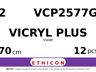 Vicryl Plus VCP2577G hechtdraad - CTX 2 - 70cm - | per 12 st. |