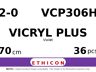 Vicryl Plus VCP306H hechtdraad - RB-1 2-0 - 70cm - | per 36 st. |