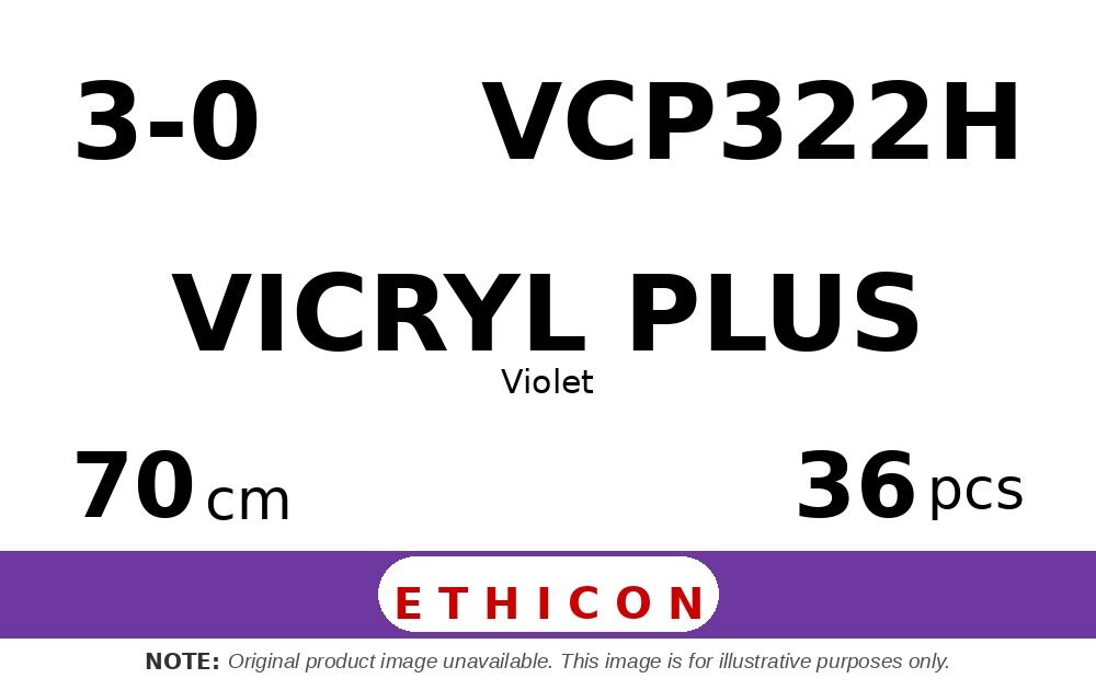 Vicryl Plus VCP322H hechtdraad - MH 3-0 - 70cm - | per 36 st. |