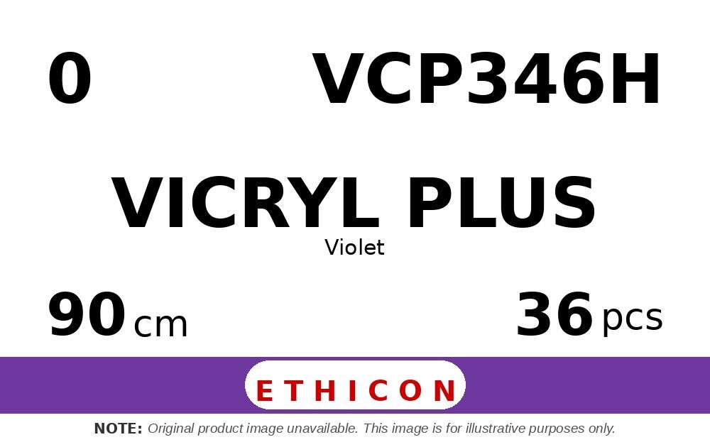 Vicryl Plus VCP346H hechtdraad - CT-1 0 - 90cm - | per 36 st. |