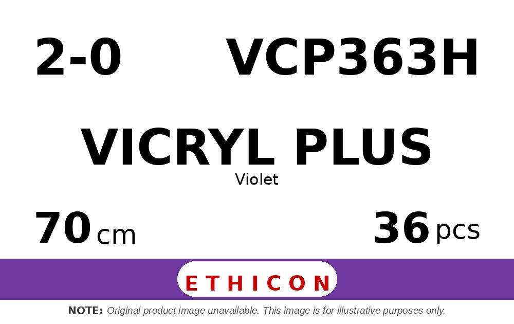 Vicryl Plus VCP363H hechtdraad - CTX 2-0 - 70cm - | per 36 st. |