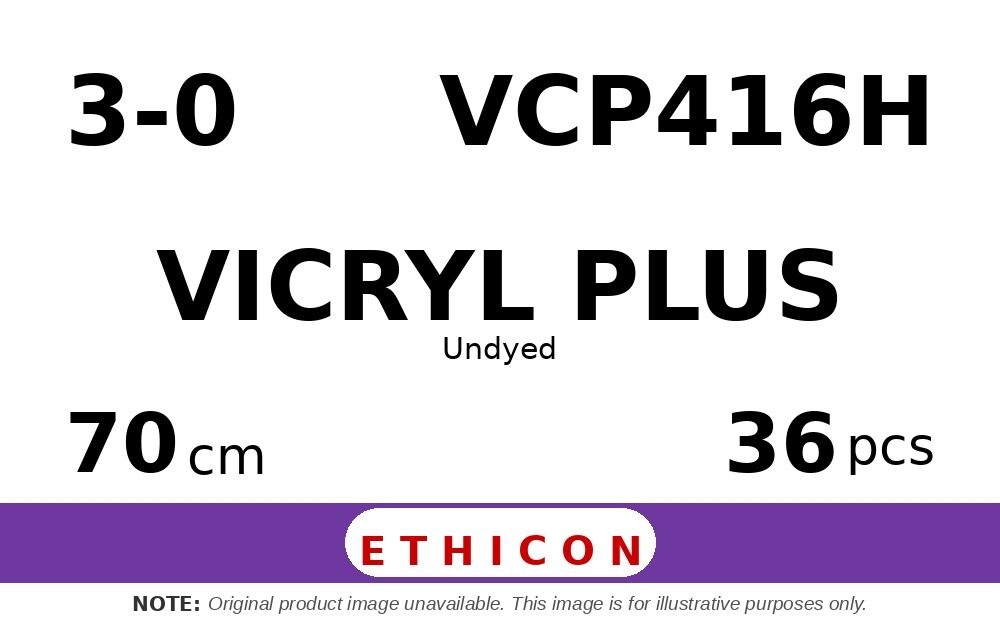 Vicryl Plus VCP416H hechtdraad - SH 3-0 - 70cm - | per 36 st. |