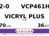 Vicryl Plus VCP461H hechtdraad - X-1 2-0 - 70cm - | per 36 st. |