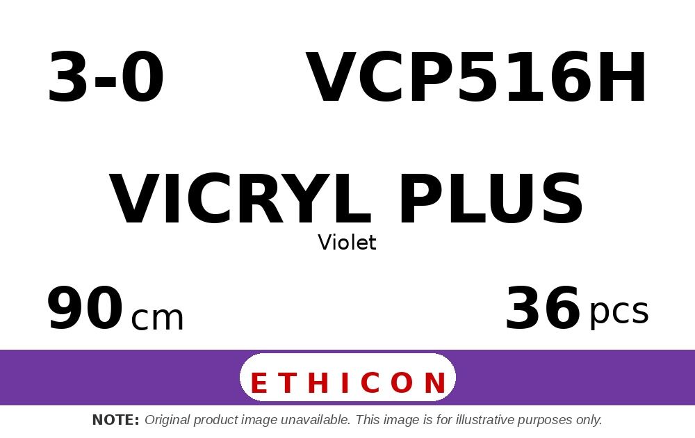 Vicryl Plus VCP516H hechtdraad - V-34 3-0 - 90cm - | per 36 st. |