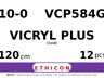 Vicryl Plus VCP584G hechtdraad - XLH 10-0 - 120cm - | per 12 st. |