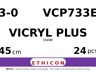 Vicryl Plus VCP733E hechtdraad - RB-1 3-0 - 45cm - | per 24 st. |