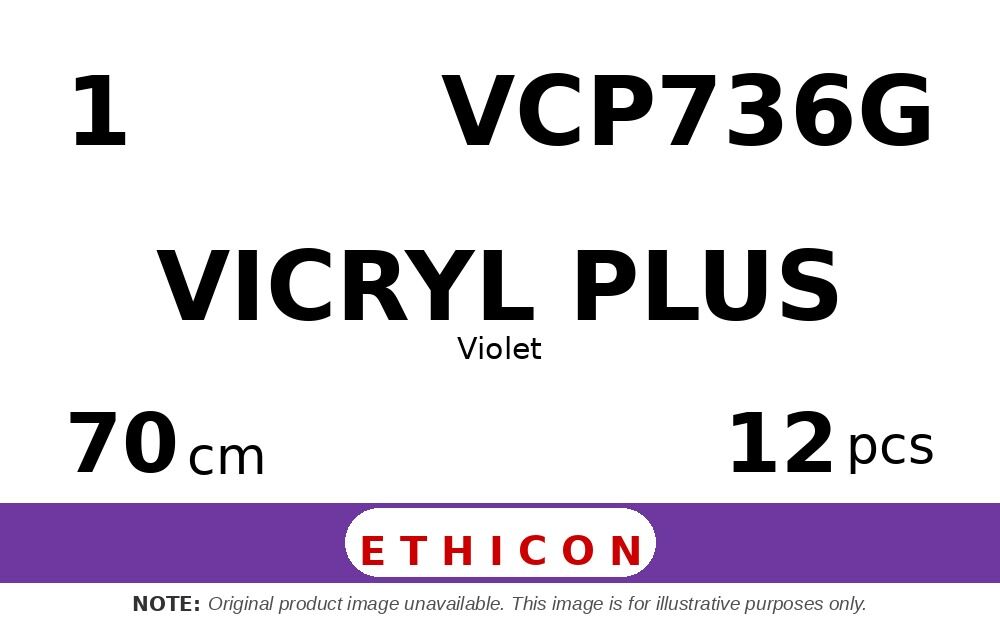 Vicryl Plus VCP736G hechtdraad - CT-1 1 - 70cm - | per 12 st. |