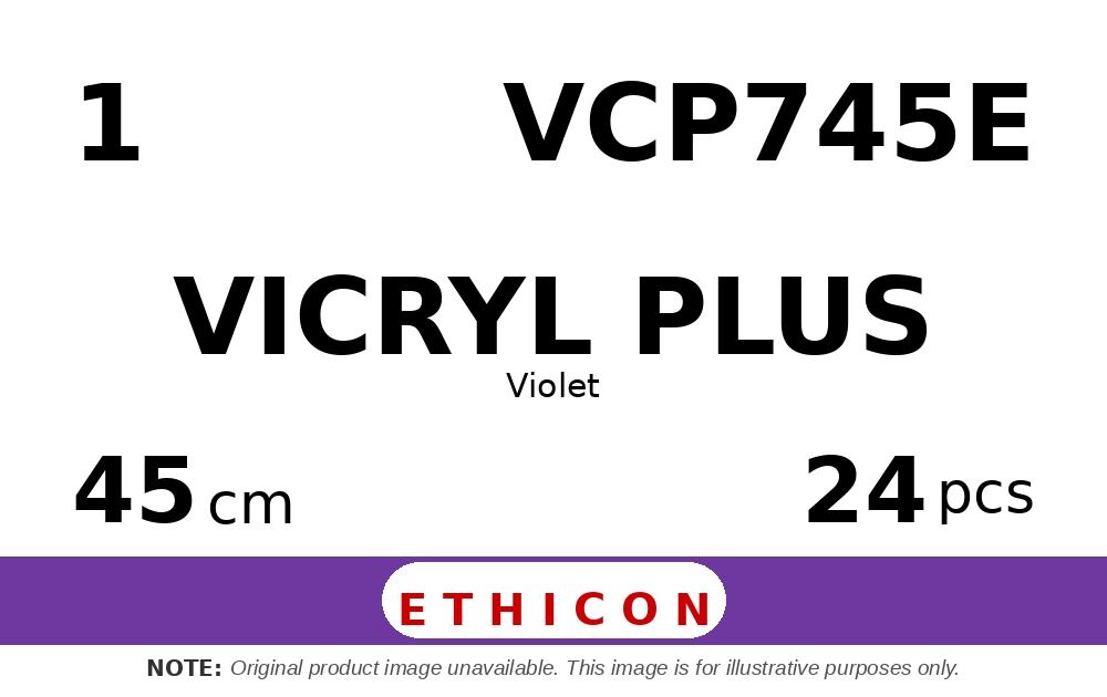 Vicryl Plus VCP745E hechtdraad - CT-2 1 - 45cm - | per 24 st. |
