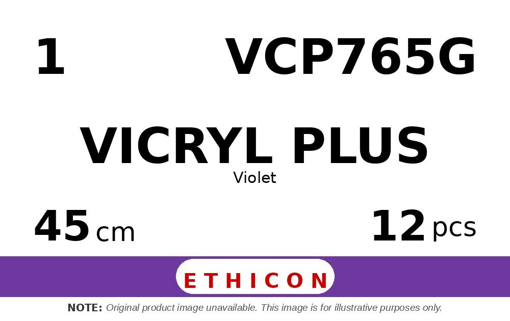 Vicryl Plus VCP765G hechtdraad - CTX 1 - 45cm - | per 12 st. |