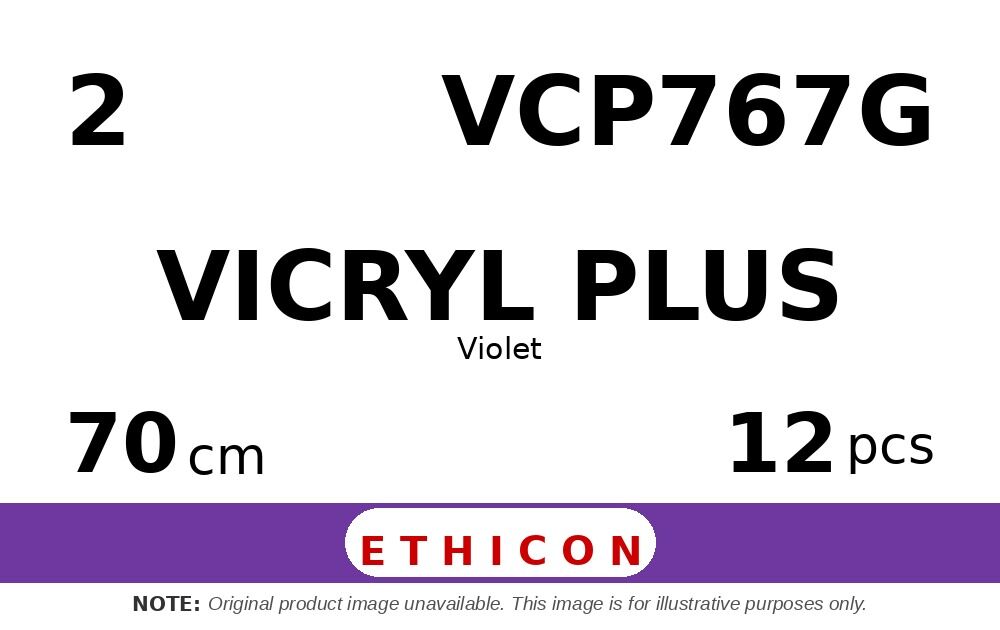 Vicryl Plus VCP767G hechtdraad - CT 2 - 70cm - | per 12 st. |