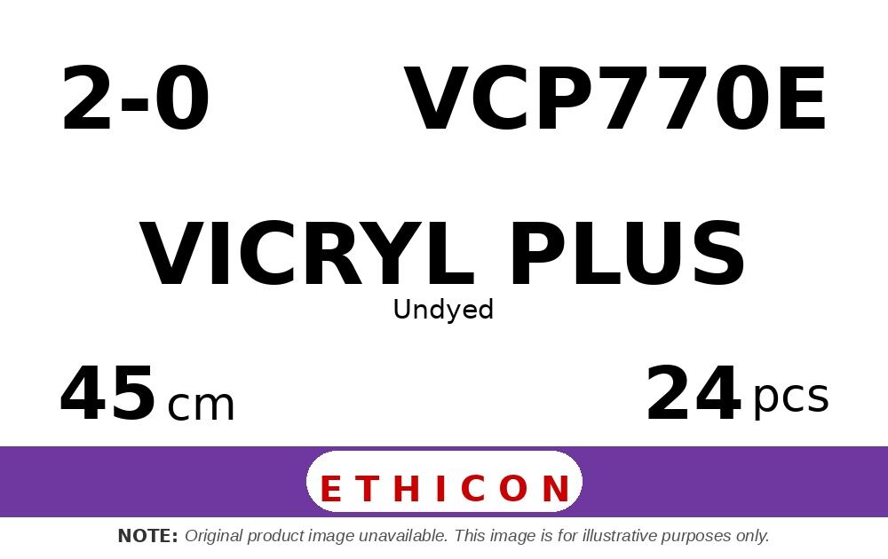 Vicryl Plus VCP770E hechtdraad - SH PLUS 2-0 - 45cm - | per 24 st. |