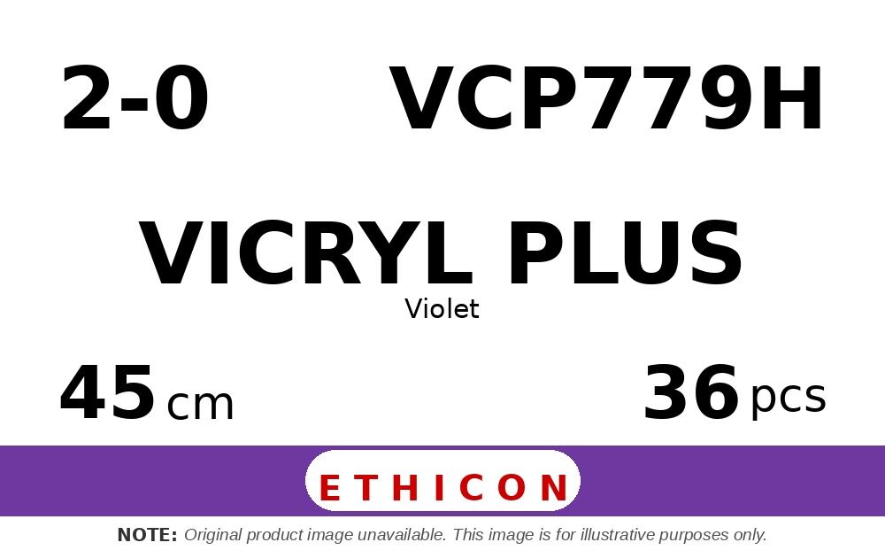 Vicryl Plus VCP779H hechtdraad - SH 2-0 - 45cm - | per 36 st. |