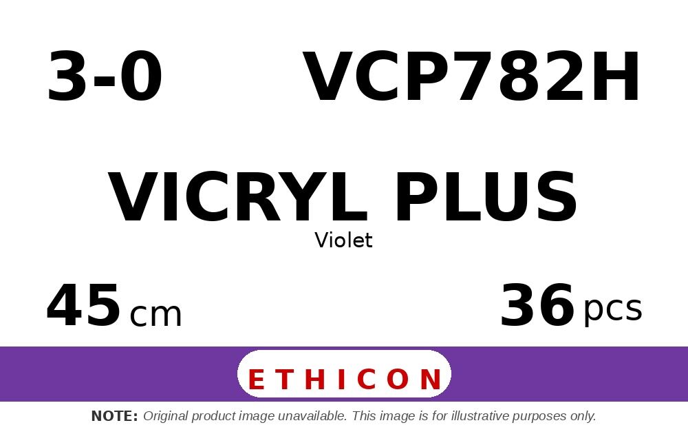 Vicryl Plus VCP782H hechtdraad - SH-1 PLUS 3-0 - 45cm - | per 36 st. |