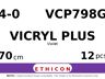 Vicryl Plus VCP798G hechtdraad - SH-1 4-0 - 70cm - | per 12 st. |