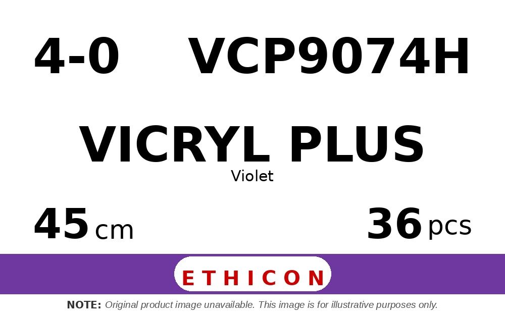 Vicryl Plus VCP9074H hechtdraad - BB 4-0 - 45cm - | per 36 st. |
