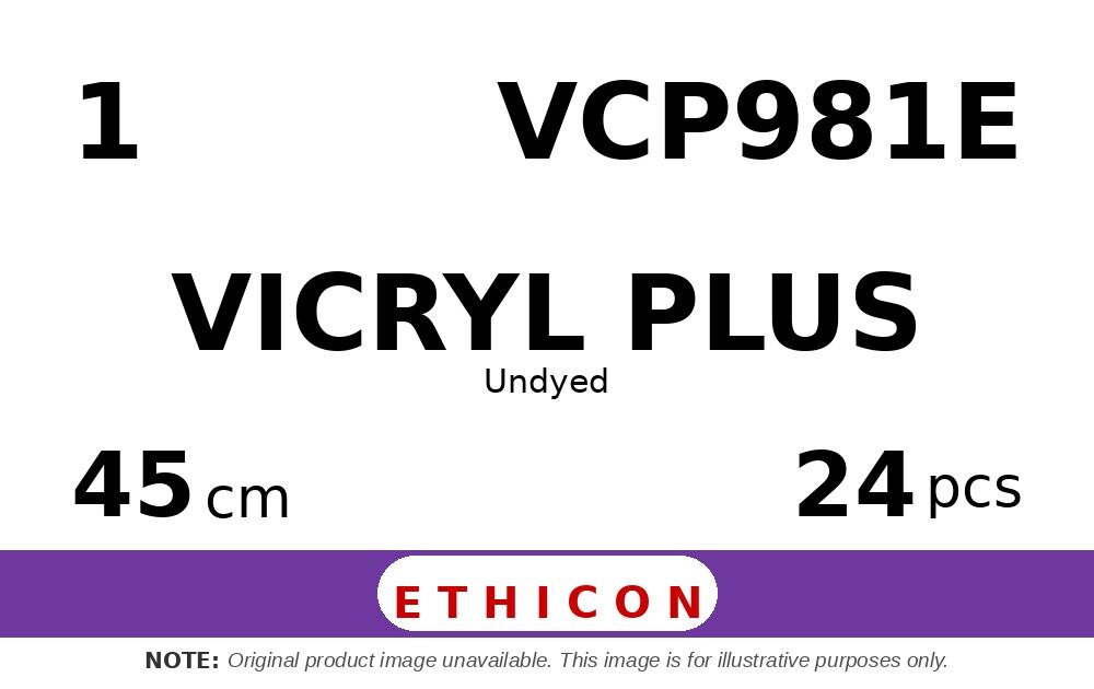 Vicryl Plus VCP981E hechtdraad - SUTUPAK 1 - 45cm - | per 24 st. |