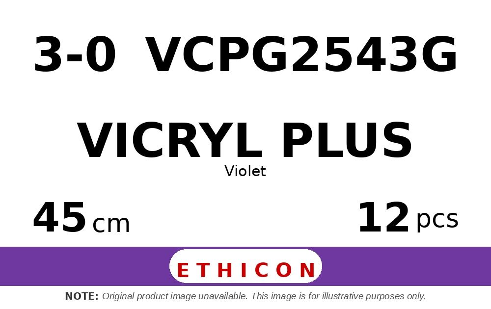 Vicryl Plus VCPG2543G hechtdraad - MH PLUS 3-0 - 45cm - | per 12 st. |
