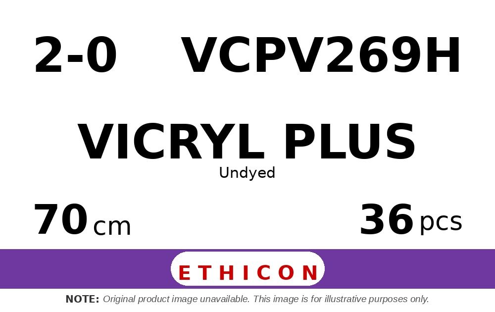 Vicryl Plus VCPV269H hechtdraad - CT-2 2-0 - 70cm - | per 36 st. |