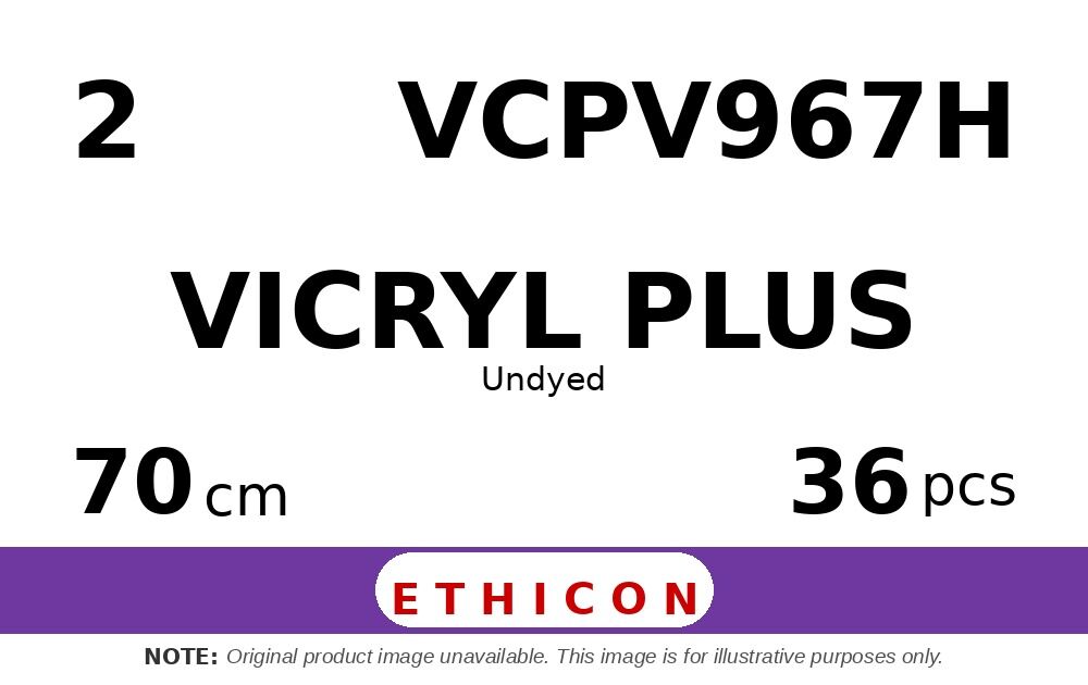 Vicryl Plus VCPV967H hechtdraad - SUTUPAK 2 - 70cm - | per 36 st. |