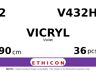 Vicryl V432H hechtdraad - MO-4 2 - 90cm - | per 36 st. |