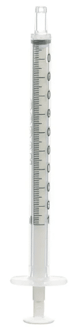 Codan spuit 1ml tbc luer met 0.01ml kalibratie per 100st