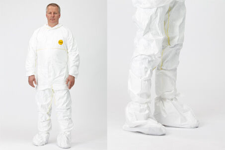 Dupont coverall type 5 en type 6 maat L per 100st.
