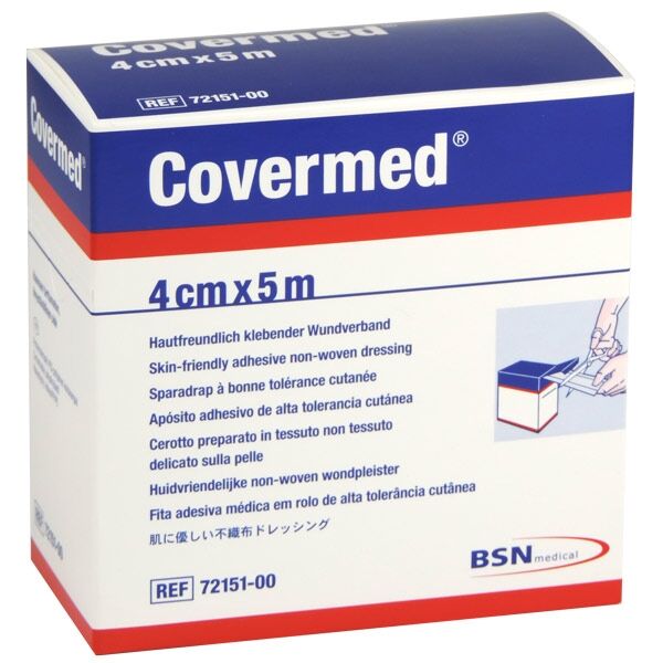  Covermed - Leukoplast soft witte pleister op rol 5mx8cm per stuk 