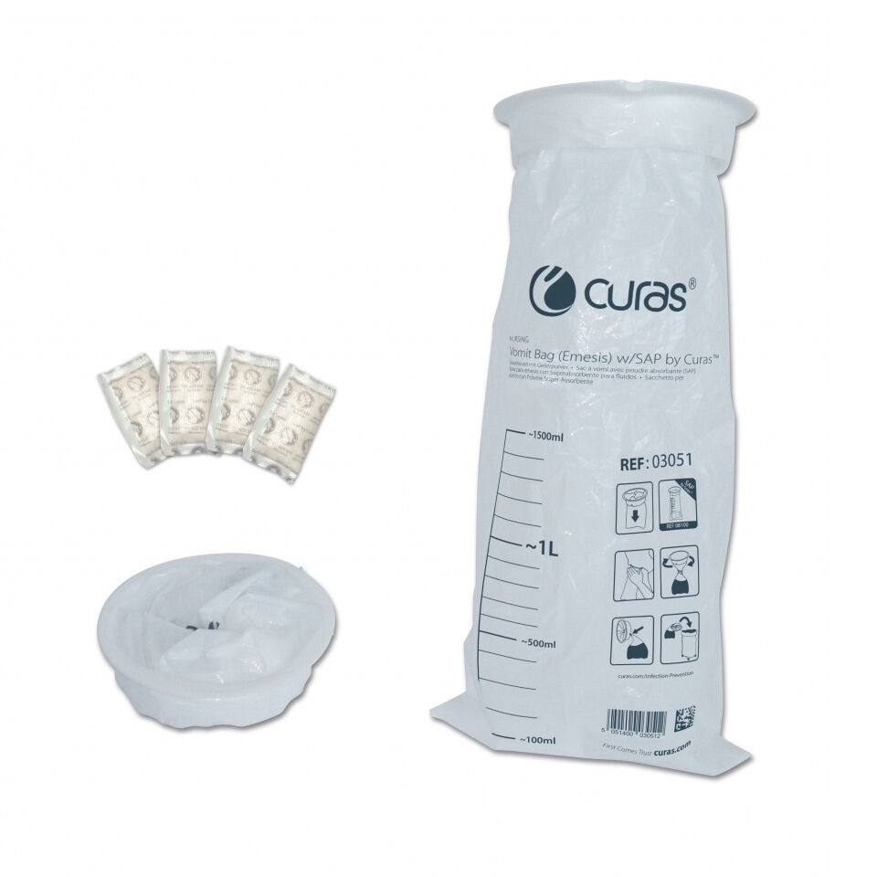 Curas braakopvangzak 1500ml per 50st 