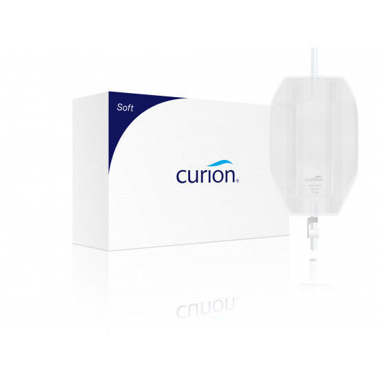 Curion soft urinebeenzak per 10st. 750ml 60cm slang 10st