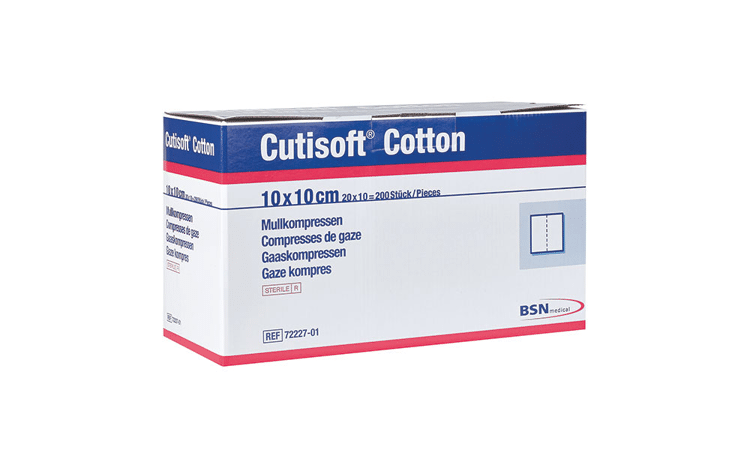 Cutisoft cotton gaas met rontgencontrastdraad